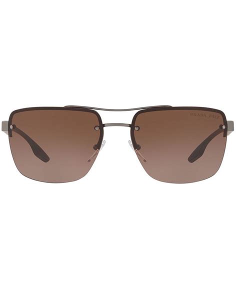 Prada Linea Rossa Men's Polarized Sunglasses, PS 60US 62 